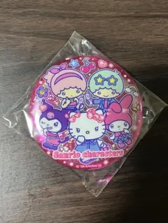 サンリオキャラクターズ　キラキラBiG缶バッジ2 集合柄