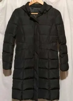 ICB ロングダウンコート 黒 M相当 ダウン87% 軽量 防寒 通勤 冬