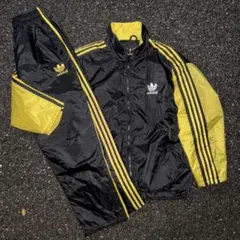90s 韓国製 adidas ナイロンジャケット 中綿キルティング セットアップ