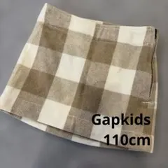 Gapkids チェック柄スカート 110cm
