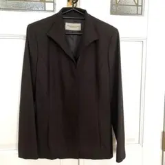 美品　プロポーション　ボディードレッシング　ジャケット　ウール　スタンドカラー
