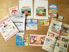 シルバニアファミリー あそびのお部屋 シール ポストカード 非売品 他 カタログ