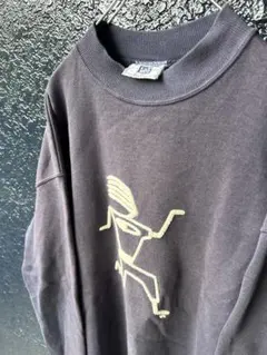 Lee 90s vintage 스웨트 코코페리 자수 USA제 가지 감색 XL