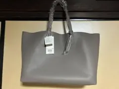 【BEAMS LIGHTS】 グレー×オリーブ　トートバッグ…(新品未使用】