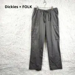 Dickies × FOLK スクラブパンツ ワークパンツ　LL 医療　グレー