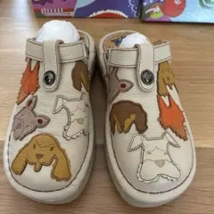 Estacion エスタシオン 犬モチーフ サンダルＬサイズ　新品未使用のサムネイル