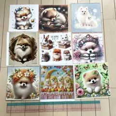 88.超お得 ‼️ 1セットのみ 15枚セット 猫柄 犬柄 パネル生地 高品質 