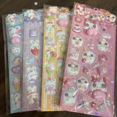 ち*い様 アニマルおしりシールセット 4枚