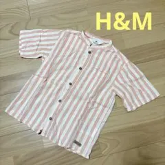H&M kids ストライプシャツ　110