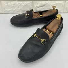 【良品】GUCCI グッチ ホースビットローファー ドライビング 金金具 40