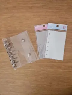 A7サイズ クリアバインダーシール帳　メリングシール台紙ハード+ソフト3点セット