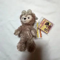 【美品】タグ付き ディズニー シェリーメイ バッジ付きキーホルダー