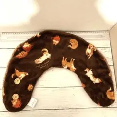 芝犬柄 フリースマフラー