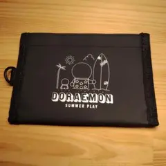 ドラえもん 三つ折り財布 ブラック