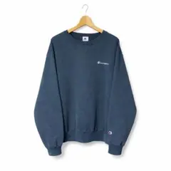 90s／Champion／青刺繍タグ／スウェット／スレート／XL／USA製