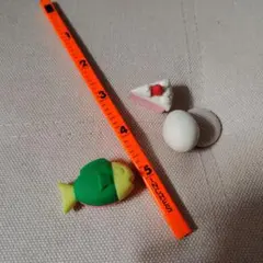おもしろ消しゴム 3個セット 魚・ケーキ・卵&鉛筆