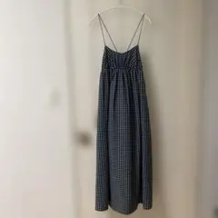 【FREAK'S STORE】チェック柄ロングキャミワンピース