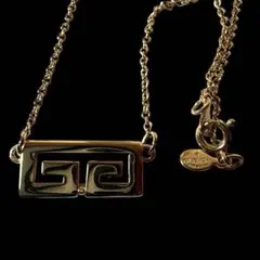 GIVENCHY ジバンシィ Gロゴ ネックレス ゴールド ヴィンテージ