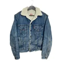 80s USA製 Levi's ボアジャケット デニムジャケット38R