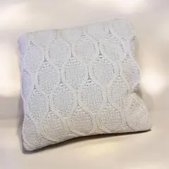 【美品】Francfranc ファー クッションカバー 45×45 フランフラン