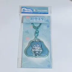 初音ミク シナモン ぷっくり立体シール風 キーホルダー
