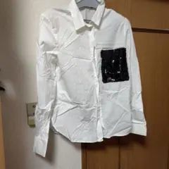 ZARA BASIC COLLECTION 長袖シャツ スパンコールポケットのサムネイル