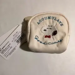 カラビナ付きミニポーチ　スヌーピー