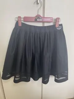 adidas ブラック フレアミニスカート M