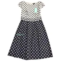 TOCCA 未使用タグつき　ワンピース　00サイズ　ブラック　ホワイト　ドレス