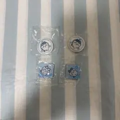ちいかわ　くら寿司　缶バッジ　マグネット　ハチワレ