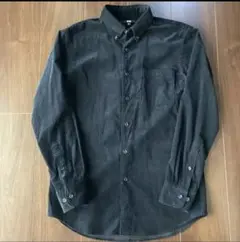 UNIQLOコーデュロイシャツ　黒　M