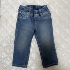 80サイズ★ベビーギャップ　GAPデニム　パンツ　ゴム　ブルー系　DENIM