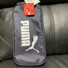新品 PUMA シューズケース ネイビーのサムネイル