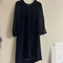 【美品】グリーンレーベルリラクシング ドレス ワンピース 結婚式 お呼ばれ