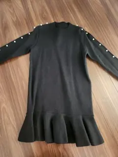 Birthday Bash パール装飾 ニットワンピース