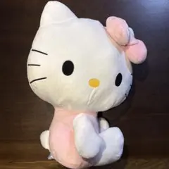 ☆新品タグ付き☆ハローキティスーパーラージ ぬいぐるみ 平成ピンクのサムネイル
