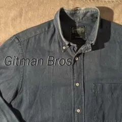 Gitman Bros デニムシャツ USA製 ボタンダウン ヴィンテージ 古着