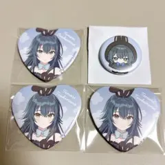 月村手毬 GIGO Lady Rabbit ハート缶バッジ 特典 ミニ缶バッジ