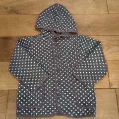 GLOBAL WORK 水玉模様 フード付きジャケット M