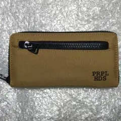 ベージュ系統 ラウンドファスナー長財布 新品未使用 少し小さめ