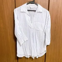 ストライプ　シャツ　ブラウス