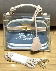 サマンサタバサ　Samantha 2WAY仕様　ショルダークリアバッグ　ポーチ付のサムネイル