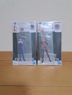 一番くじ　エヴァンゲリオン シンジ アスカ アクリルスタンド