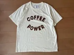 美品 タコマフジレコード　Tシャツ COFFEE POWER L ホワイトのサムネイル