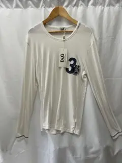新品未使用！タグ付Dolce & Gabbana D&G 長袖Tシャツ Ｍのサムネイル
