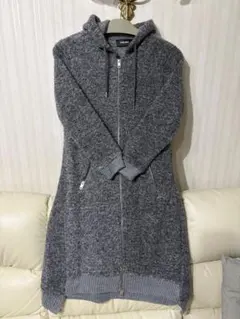 DIESEL フルジップ ロングパーカー 起毛 ボア