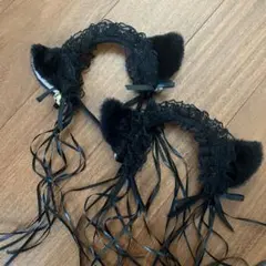猫耳カチューシャ鈴付き　２つセット
