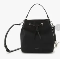 アニエスベー ナイロン2wayスモールトートバッグ