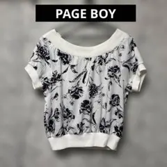 PAGE BOY 花柄 半袖 ブラウス ページボーイのサムネイル