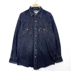 90s Carhartt カーハート ウエスタンシャツ デニムシャツ S70